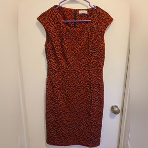 Animal print Calvin Klein dress